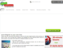 Tablet Screenshot of english-courses-online.com